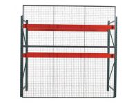 Pallet Rack Wire Mesh Back Panel allows a hard stop