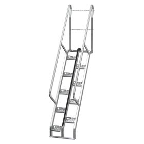 Galvanized Alternate Stairs - BATS series
