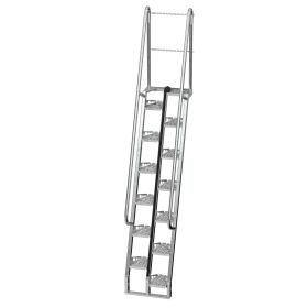 Galvanized Alternate Stairs - BATS series