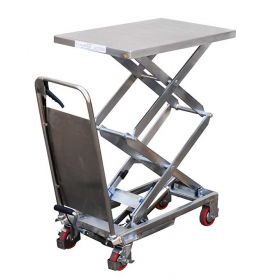 Stainless Portable Lift - Mobile Stainless Cart - BCART-PSS Series