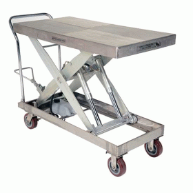 Stainless Portable Lift - Mobile Stainless Cart - BCART-PSS Series