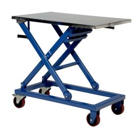 Manual Lift Cart - Hand Crank Portable Lift Table - BCART 660-M Series