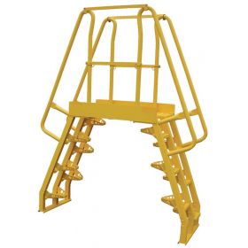 Alternating Cross Over Ladder - Ladder with Platform - BCOLA series