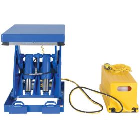 Hydraulic Scissor Lift platform can eliminate the need for potentially harmful worker bending.