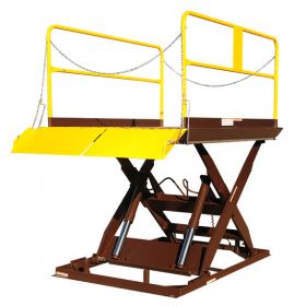 Scissor Dock Lifts are engilneered with capacities of up to 30,000 lbs.