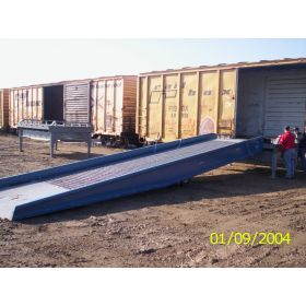 Railcar Loading Ramp - Railroad Yard Ramps - B16SYS series