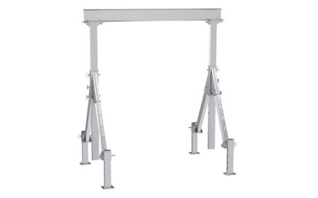 Adjustable Aluminum Gantry Crane with Leveling Legs - BAHA-ALO Series by Beacon Industries