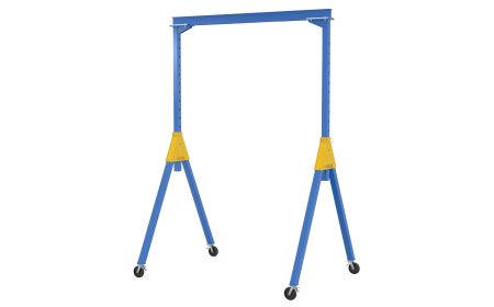 Adjustable Steel Gantry Crane Kit with Locking Casters - BAHSN-TLC Series
