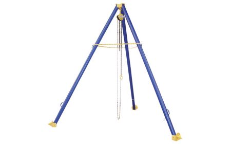 Adjusting Height Aluminum Tripod Hoist Stand - BTRI-AA series by Beacon Industries