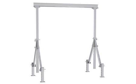 Aluminum A Frame Hoist with Leveling Legs - BAHA-ALO Series by Beacon Industries
