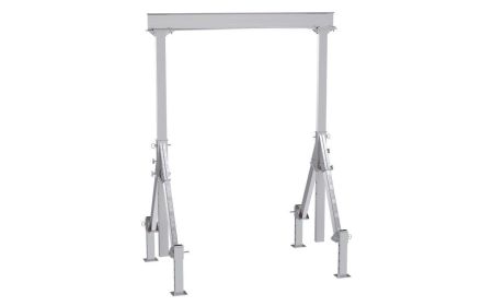 Aluminum A Frame Hoist with Leveling Legs - BAHA-ALO Series