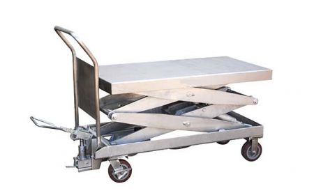 Stainless Portable Lift - Mobile Stainless Cart - BCART-PSS Series