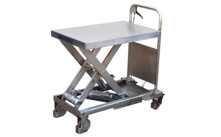 Stainless Portable Lift - Mobile Stainless Cart - BCART-PSS Series