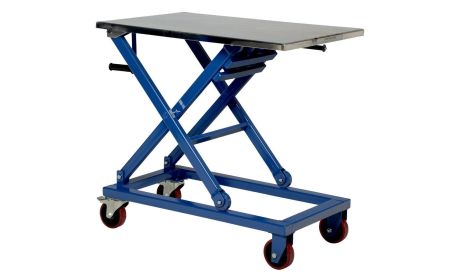 Manual Lift Cart - Hand Crank Portable Lift Table - BCART 660-M Series