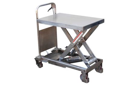 Stainless Portable Lift - Mobile Stainless Cart - BCART-PSS Series