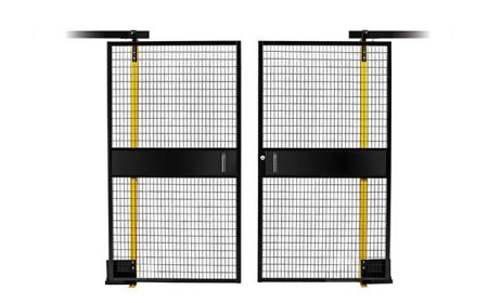 Machine Guard Fencing - Woven Wire Mesh Panels - BSAF series