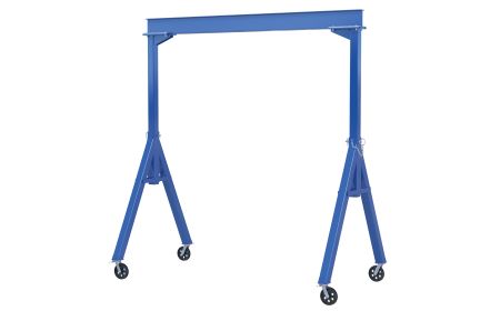 Fixed Height Steel Gantry Crane with V Groove Casters - BFHS-VG Series