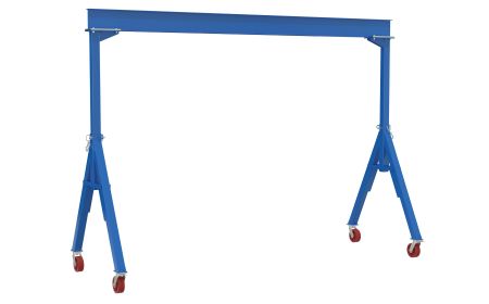 Fixed Height Steel Gantry Crane with V Groove Casters - BFHS-VG Series