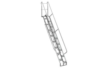 Galvanized Alternate Stairs - BATS series