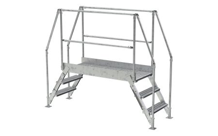 Galvanized Crossover Ladder - BCOL series by Beacon Industries