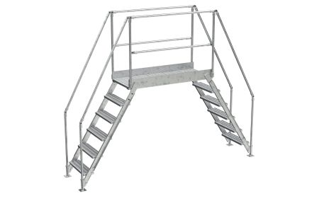 Galvanized Crossover Ladder - BCOL series by Beacon Industries