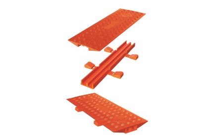 Heavy Duty Cable Ramp - Heavy Duty Hose Ramps - BCP4X125 series by Beacon Industries