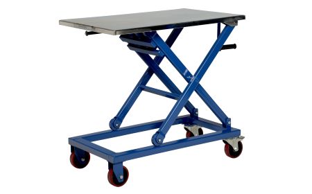 Manual Lift Cart - Hand Crank Portable Lift Table - BCART 660-M Series