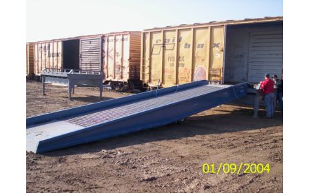Railcar Loading Ramp - Railroad Yard Ramps - B16SYS series