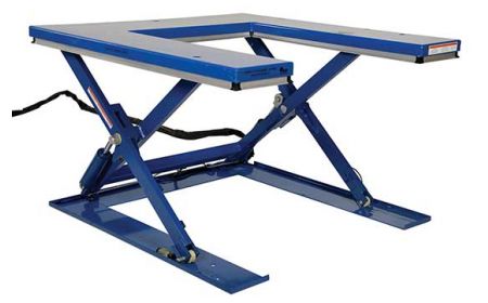 Stationary Scissor Lift Adjustable U Table - BEHU series