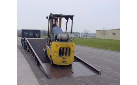 Steel Yard Ramp - Mobile Yard Ramp - BYR series